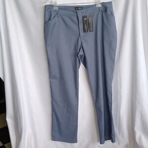 NWT Women’s Size 16 Lee Wrinkle-Free Relaxed Fit Blue Dress Pants